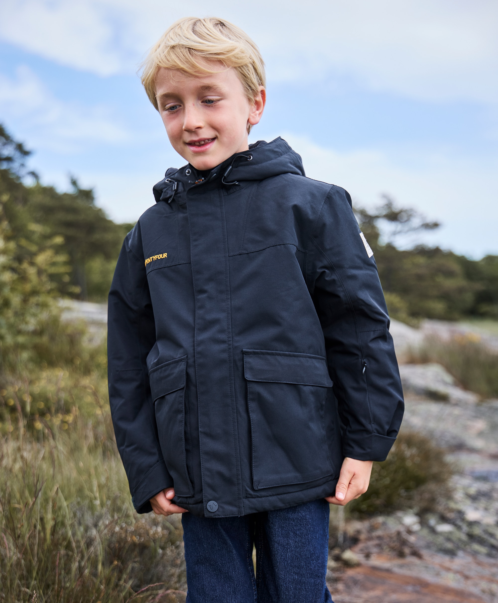 Twentyfour Loen Vattert jakke JR