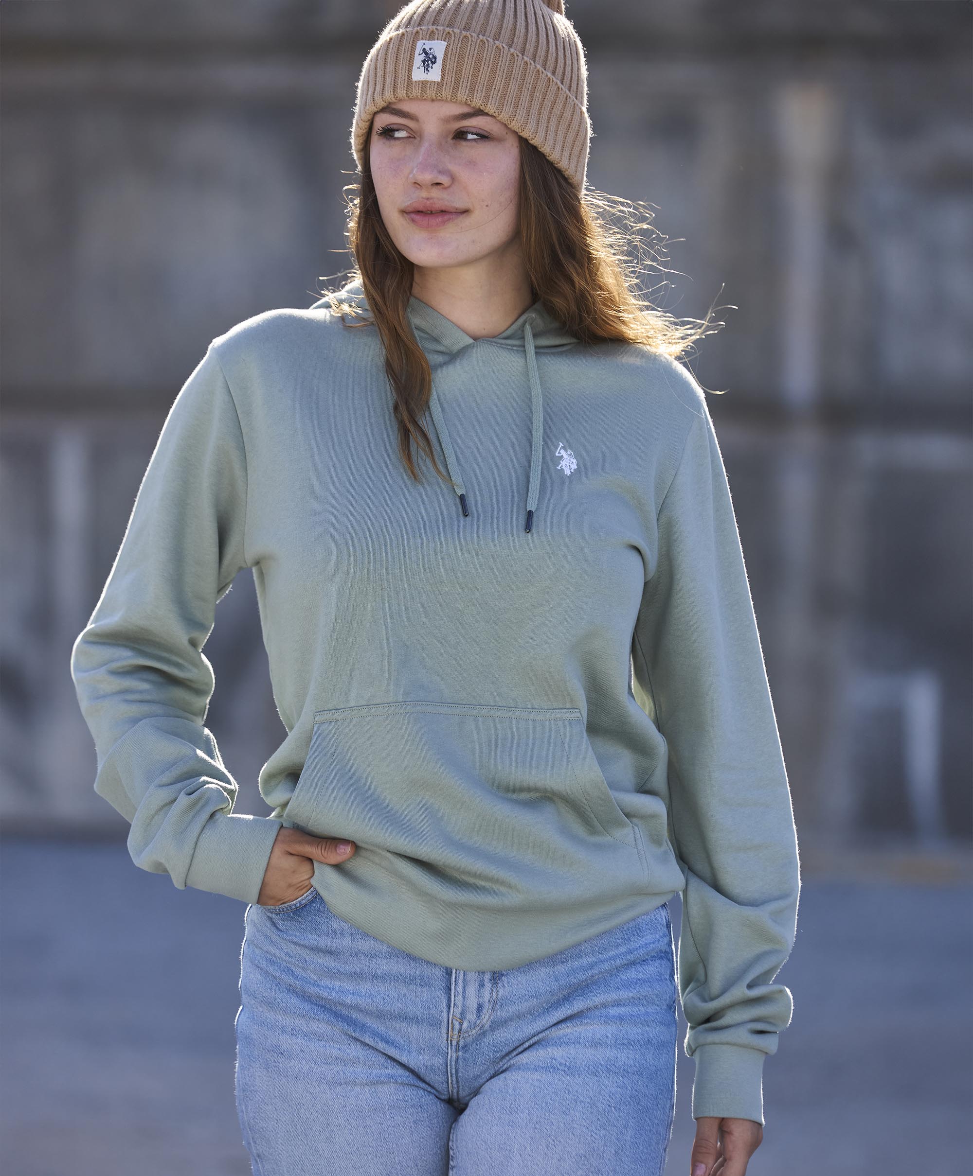Polo hoodie dame hotsell
