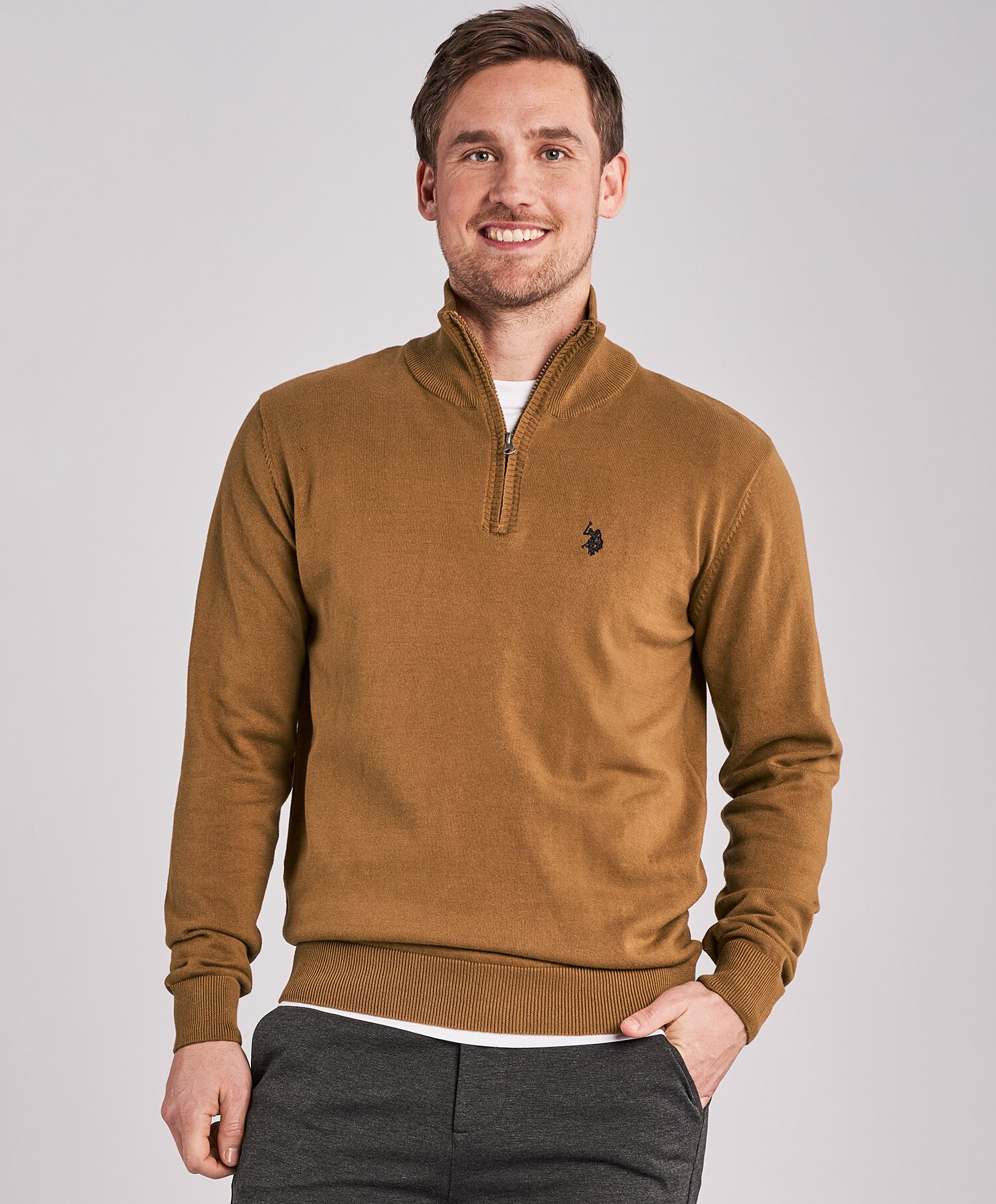 U.S Polo Brison 1/2 Zip Knit