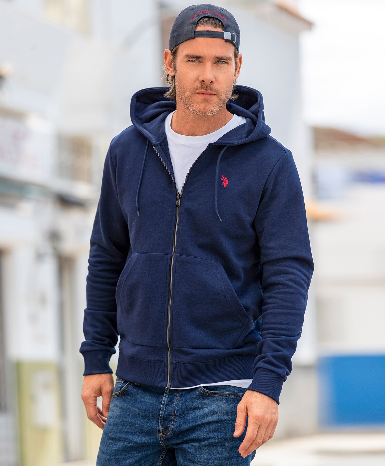 U.S Polo Erdi Hoody med zip